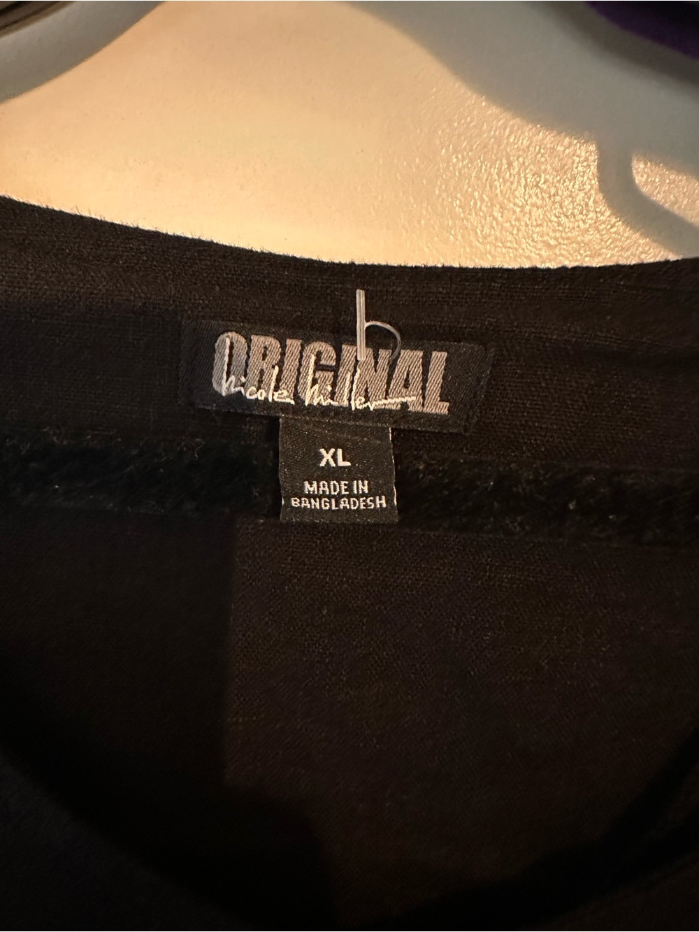 Original by Cole Haan Black XL Tee - 'Original' Logo